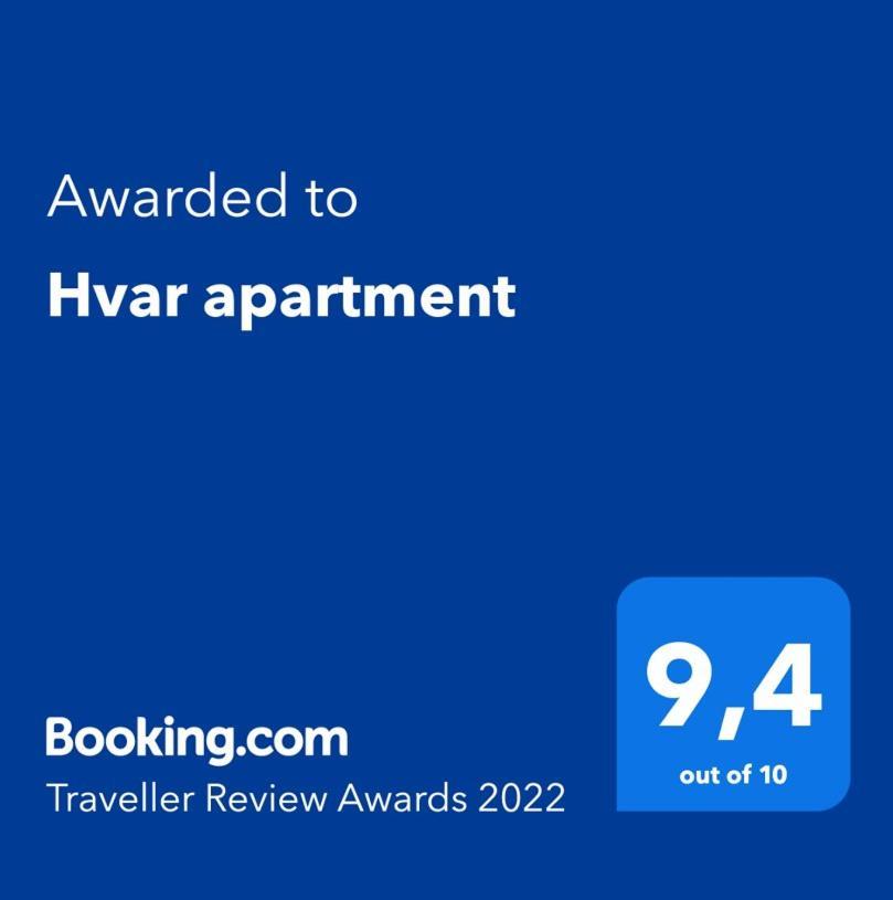 Hvar Apartment 4 Hvar Town Esterno foto